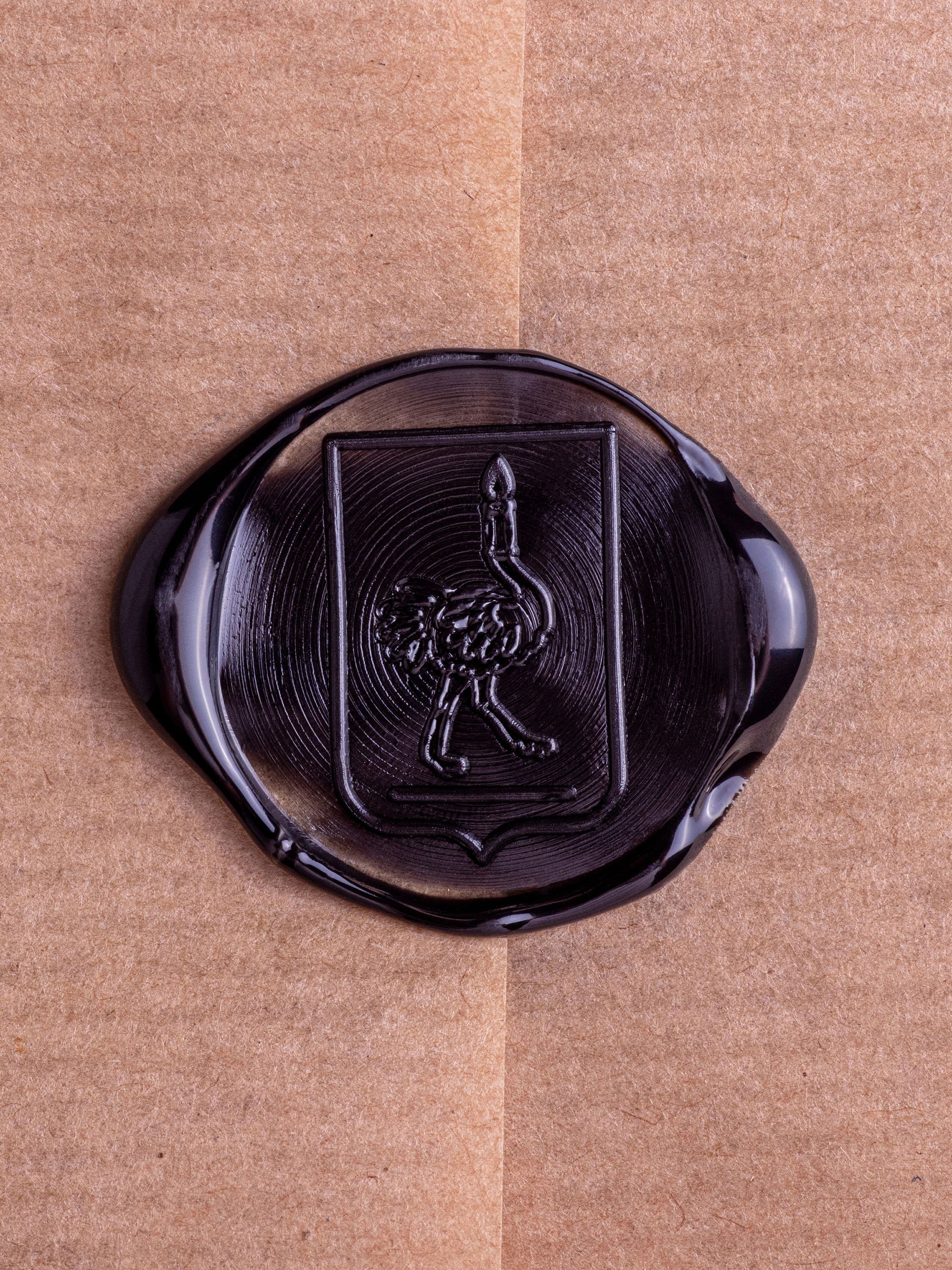 Конические свечи Штрауса — Бежевые, 4 шт — фото 3